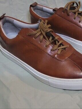Grenson No. 1 Leather Sneakers Tan (Cognac)
